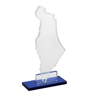 מגן הוקרה מפת ישראל